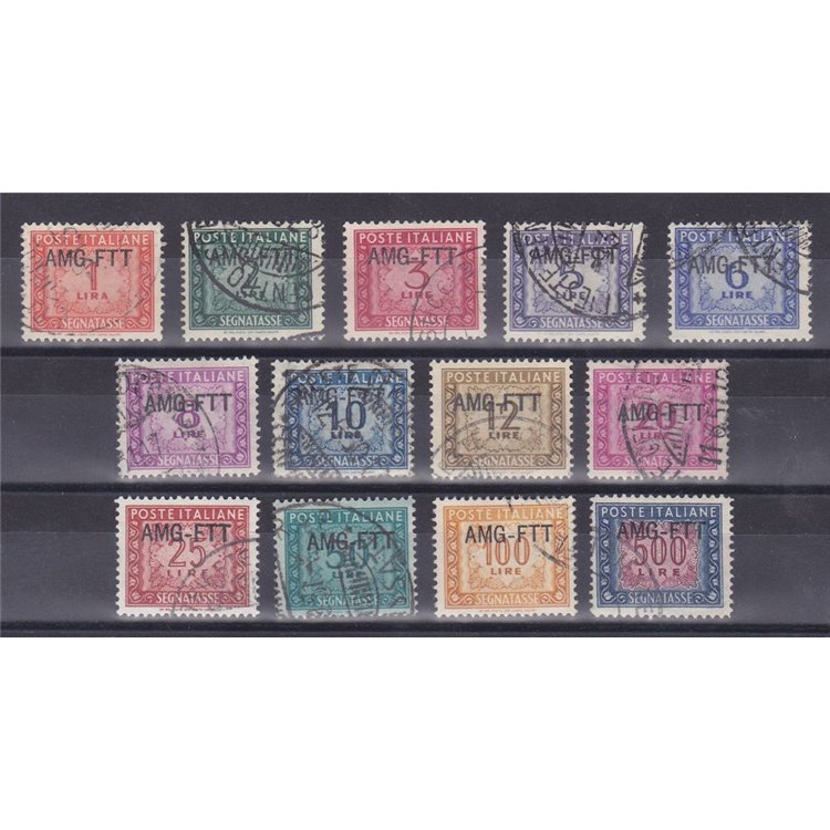 TRIESTE A 1949-54 Segnatasse 13v us