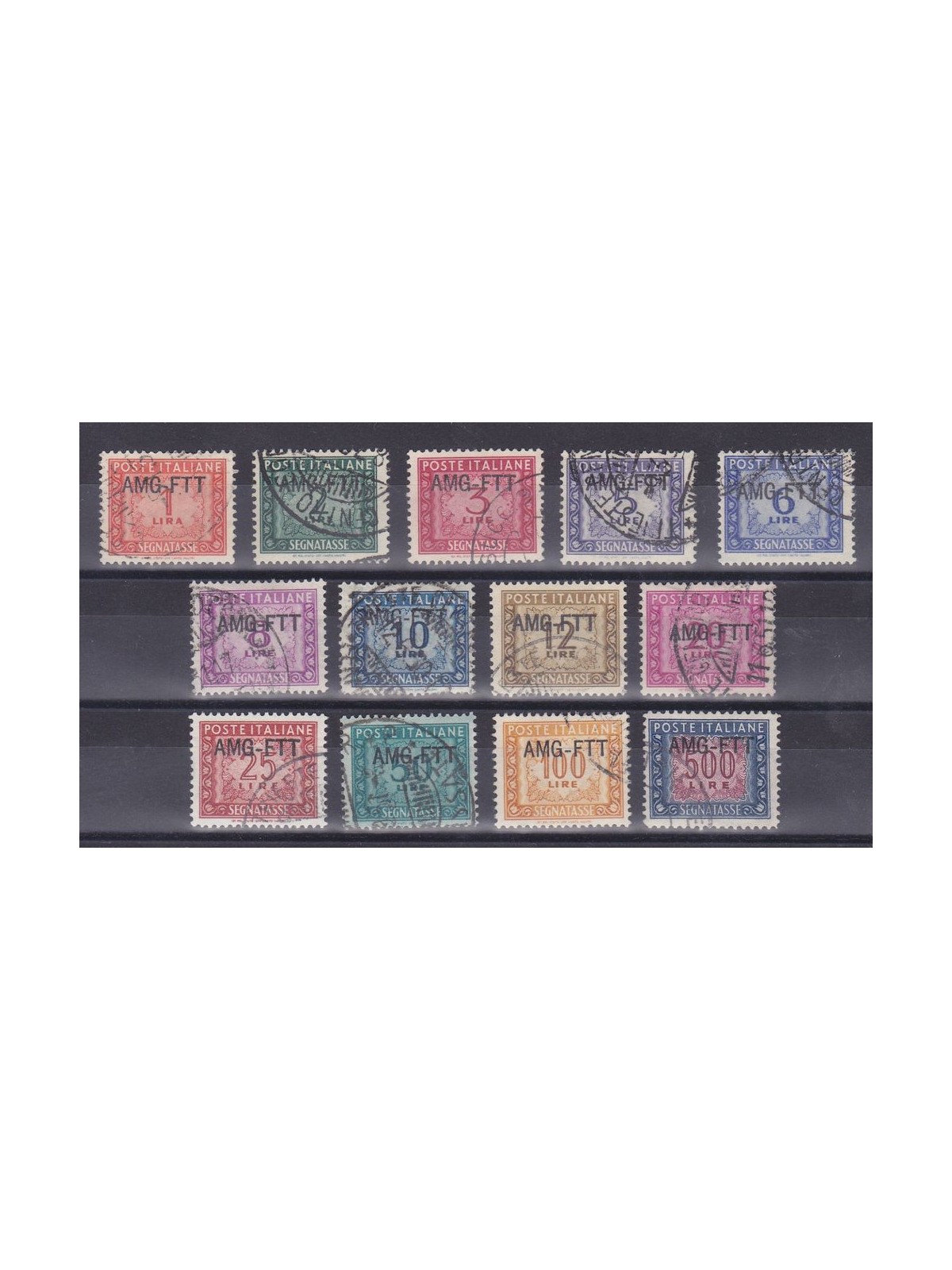 TRIESTE A 1949-54 Segnatasse 13v us