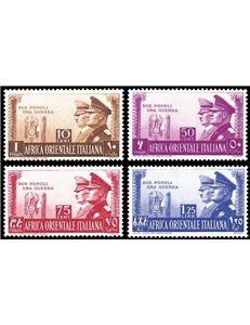 ITALIAN EAST AFRICA 1941 Italo-German Brotherhood, unissued 4v MH*