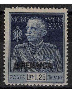 CIRENAICA 1925-26 Giubileo del Re dent. 13½ MH* ©