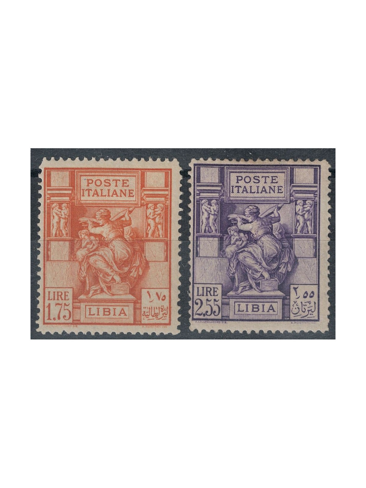 LIBIA 1931 Sibilla Libica 2v MH*