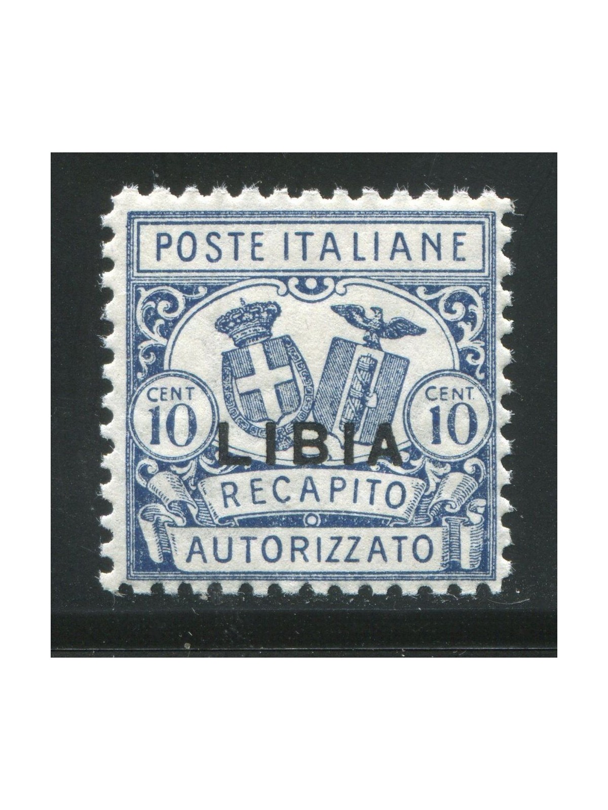 LIBYA 1929 Authorized delivery dent. 11 MH*