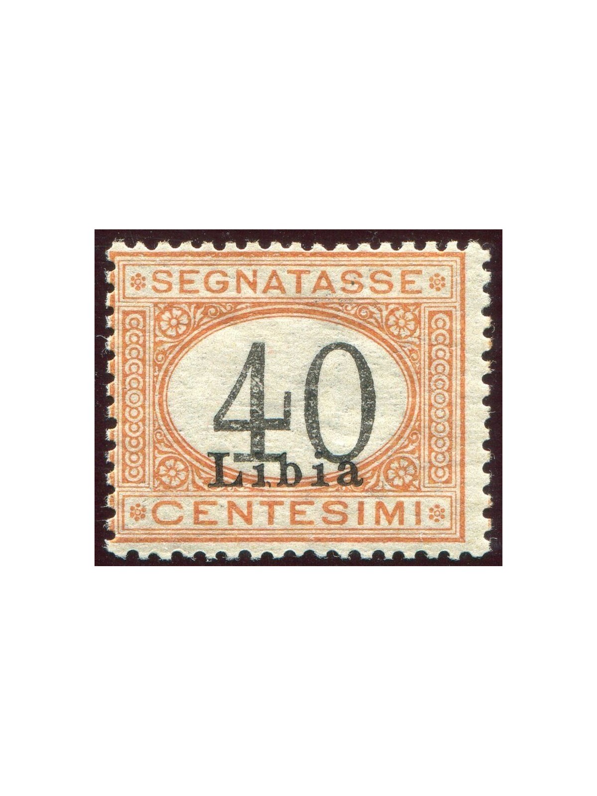 LIBYA 1930 Postage Due 40c in black MH*