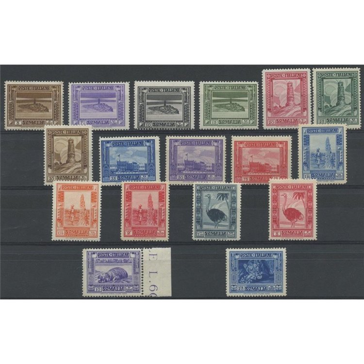ITALIAN SOMALIA 1935-38 Pictorial Series 17v MH*