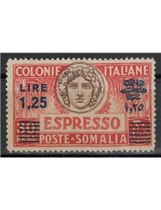 ITALIAN SOMALIA 1927 Espresso (dent. 14) MH*