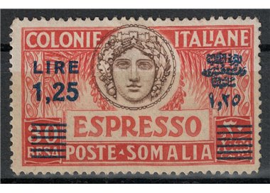 SOMALIA ITALIANA 1927 Espresso (dent. 14) MH*