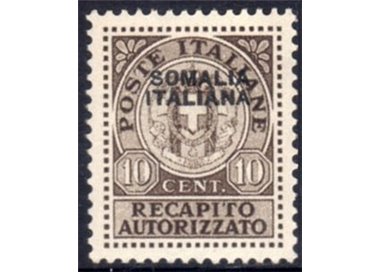SOMALIA ITALIANA 1939 Recapito autorizzato MH*