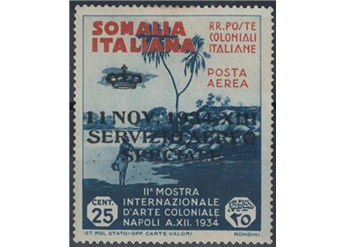 SOMALIA ITALIANA 1934 Servizio aereo speciale MH* ©