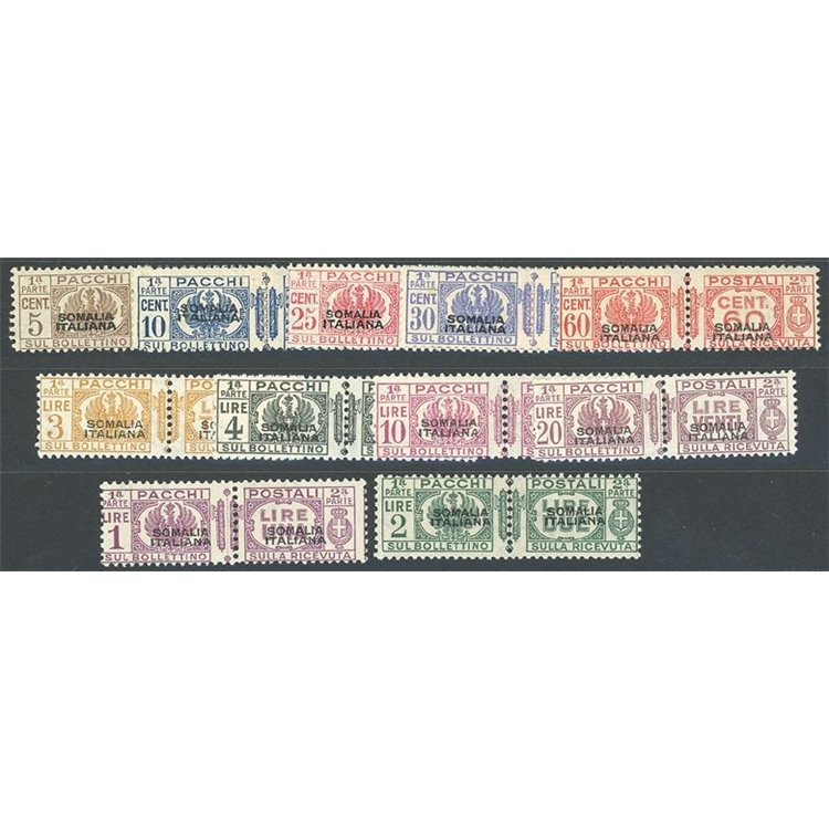 ITALIAN SOMALIA 1928-41 Postal parcels 11v MH*