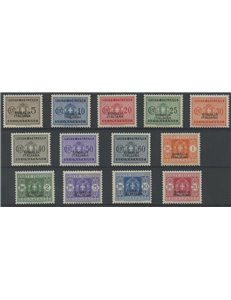 SOMALIA ITALIANA 1934 Segnatasse 13v MH*