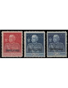 TRIPOLITANIA 1925-26 Giubileo del Re dent. 11 3v MH*