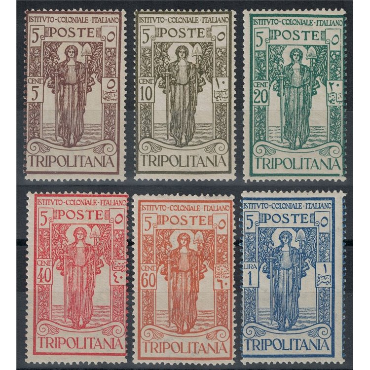 TRIPOLITANIA 1926 Italian Colonial Institute 6v MNH**
