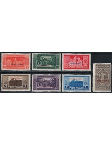 TRIPOLITANIA 1929 Abbazia di Montecassino 7v MNH**