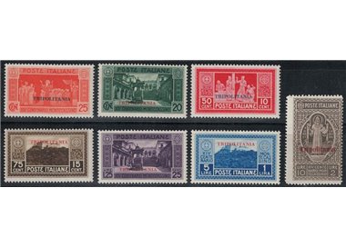 TRIPOLITANIA 1929 Abbey of Montecassino 7v MNH**