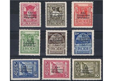EGEO 1930 Congresso Idrologico 9v MH*