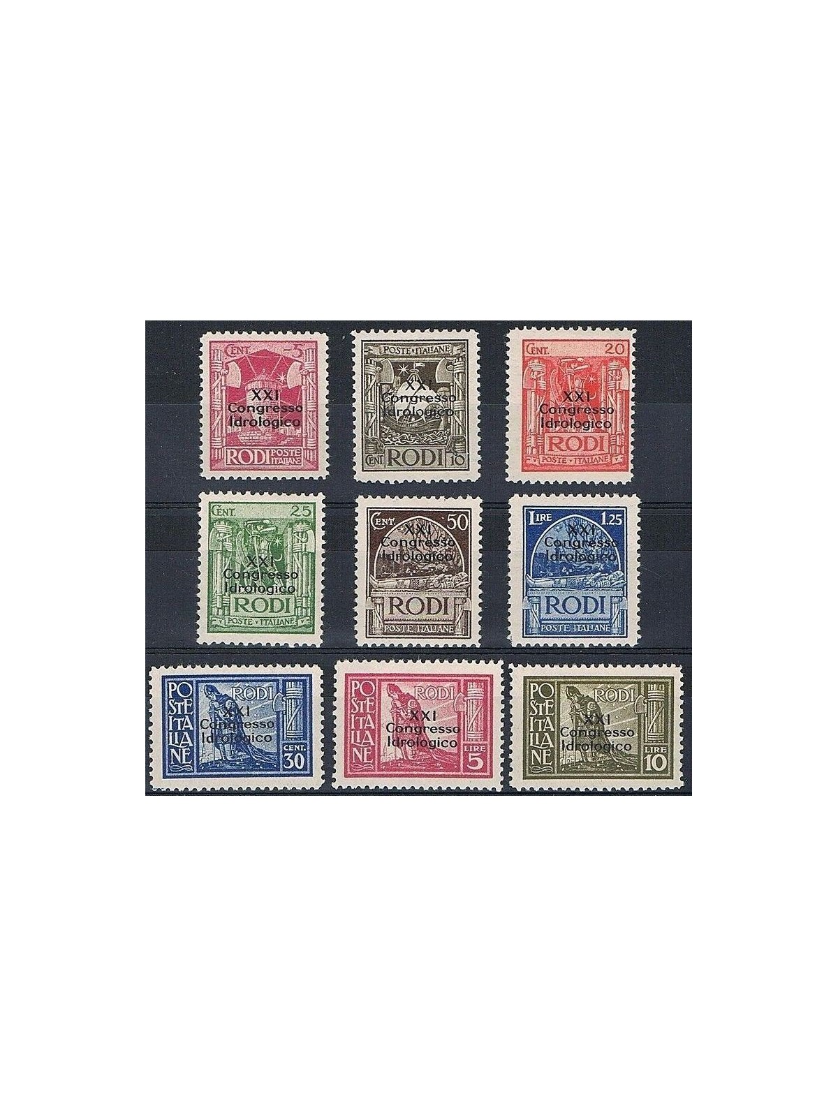 EGEO 1930 Congresso Idrologico 9v MH*