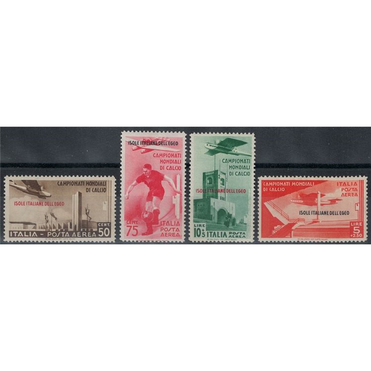 EGEO 1934 Campionati mondiali di calcio (posta aerea) 4v MH*