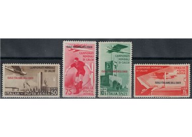 EGEO 1934 Campionati mondiali di calcio (posta aerea) 4v MH*