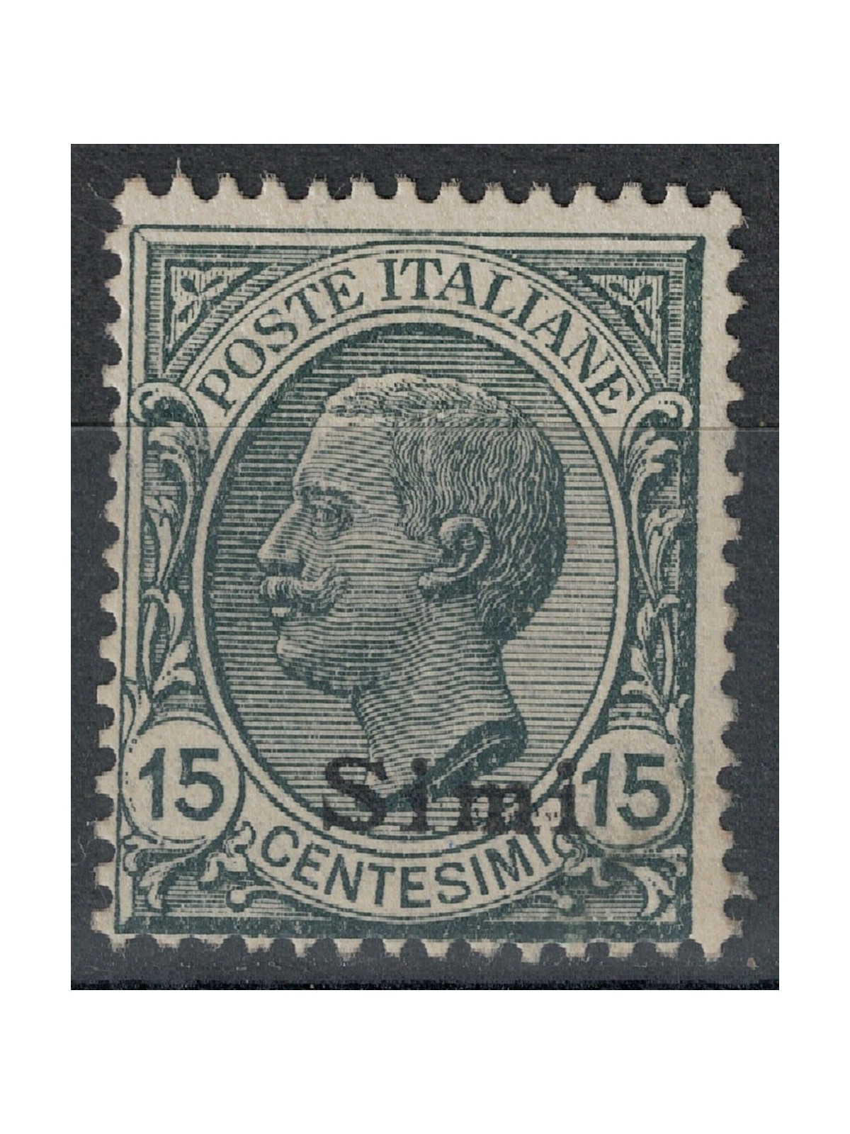 EGEO SIMI 1921 15c ardesia MH*