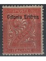 ERITREA 1893 2c bruno rosso MH*