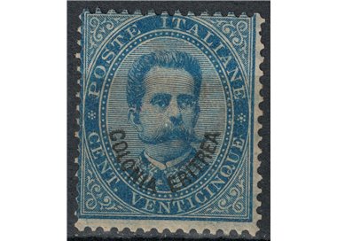 ERITREA 1893 25c azzurro MH*