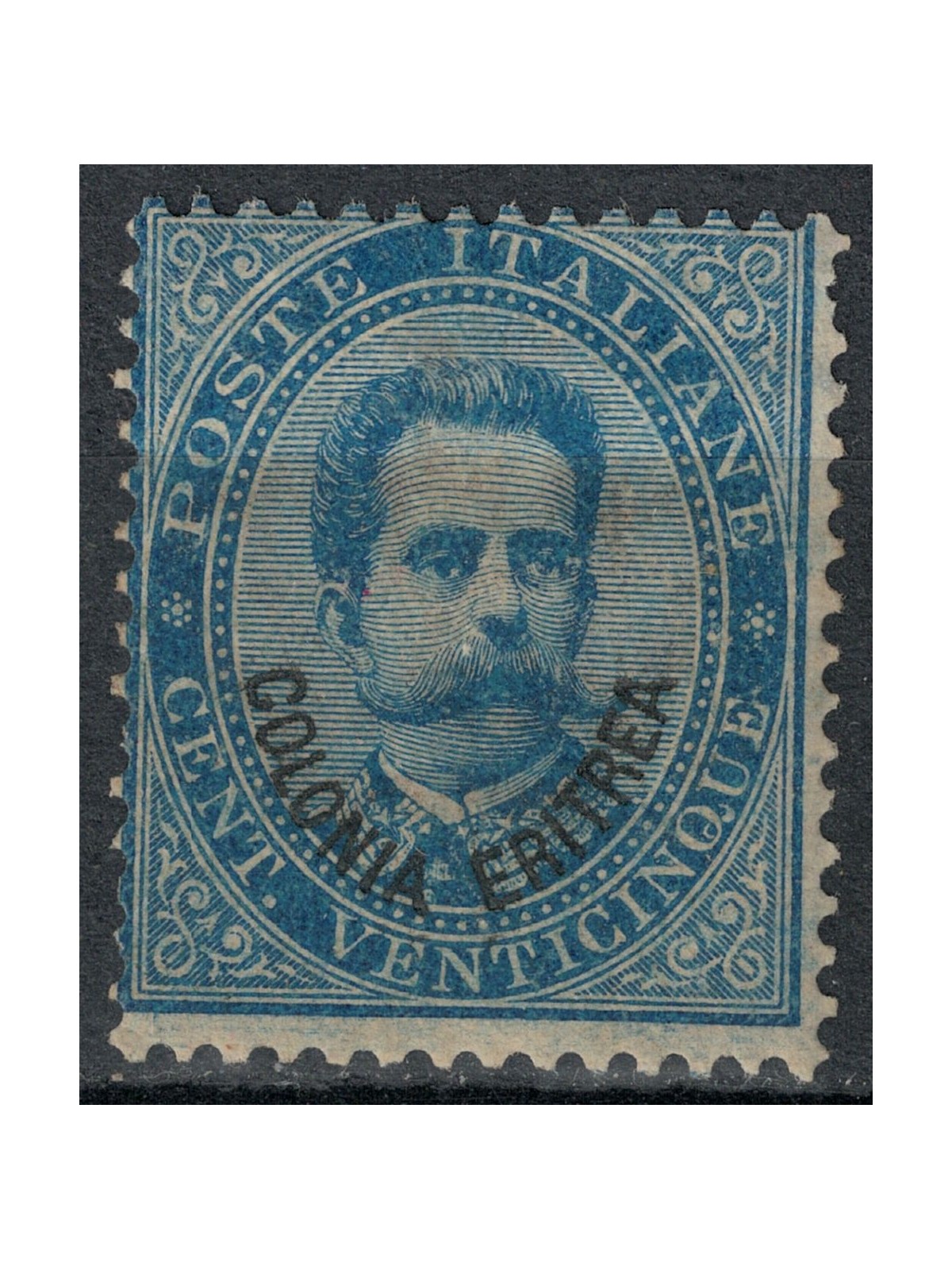 ERITREA 1893 25c azzurro MH*