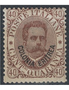 ERITREA 1893 40c bruno MH*