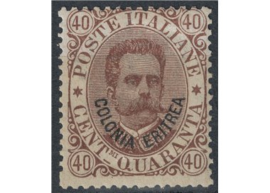 ERITREA 1893 40c brown MH*