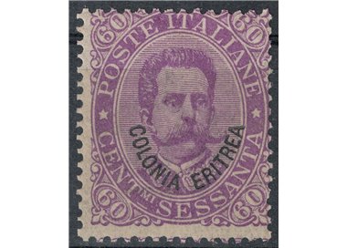 ERITREA 1893 60c violetto MH*
