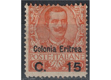 ERITREA 1905 Floral 15c on 20c MH*