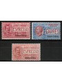 ERITREA 1907-21 Express trains 3v MH*