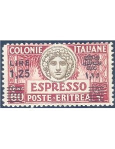 ERITREA 1935 Espresso soprast. in nero MH*