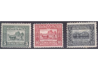ERITREA 1928-29 Pictorial Series 3v MH*