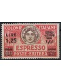 ERITREA 1936 Espresso 1.25 on 60c black overprint MH*