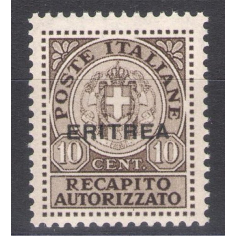 ERITREA 1939 Authorized delivery MH*