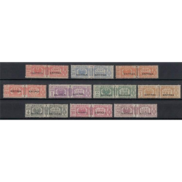 ERITREA 1927-37 Pacchi postali 10v MH*