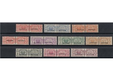 ERITREA 1927-37 Postal parcels 10v MH*