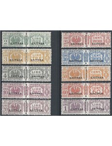 COLONIE ERITREA 1927-37 Pacchi postali 10v MH*