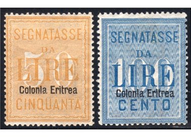 ERITREA 1903 Postage Due 2v MH*