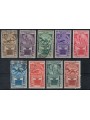 COLONIE EMISSIONI GENERALI 1933 Occupazione Eritrea 9v us