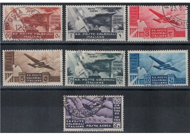 COLONIES GENERAL ISSUES 1933 Occupation of Eritrea (airmail) 7v us