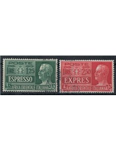 ITALIAN EAST AFRICA 1938 Express 2v us