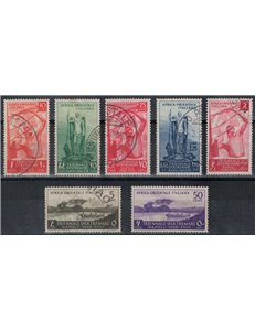 AFRICA ORIENTALE ITALIANA 1940 Triennale d'oltremare 7v us
