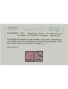 EGEO CASTELROSSO 1922 Serie ordinaria 9v us ©