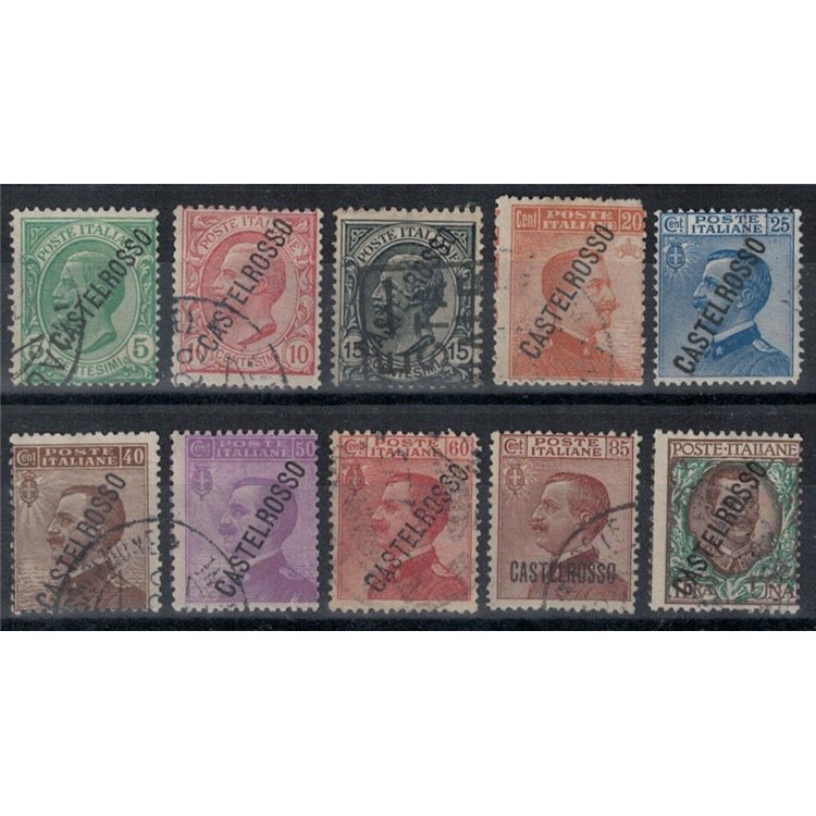 EGEO CASTELROSSO 1924 Ordinary series 10v us