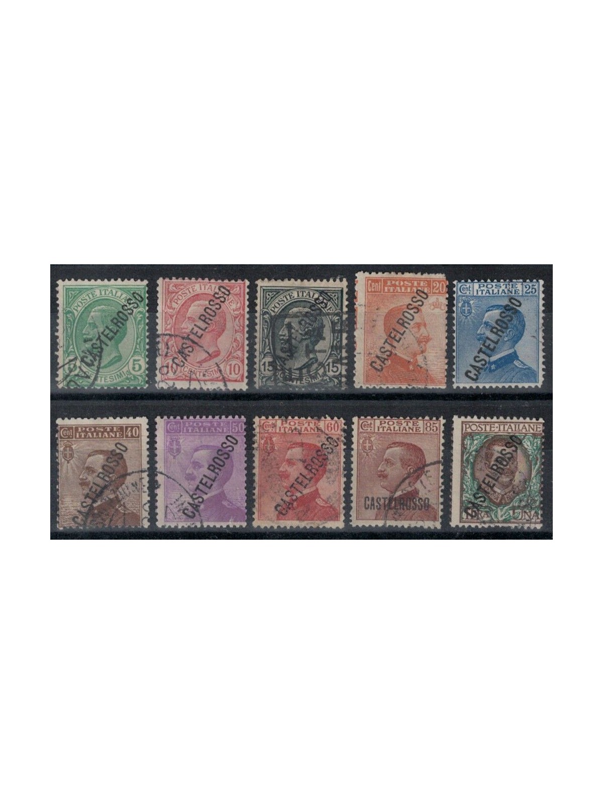 EGEO CASTELROSSO 1924 Serie ordinaria 10v us