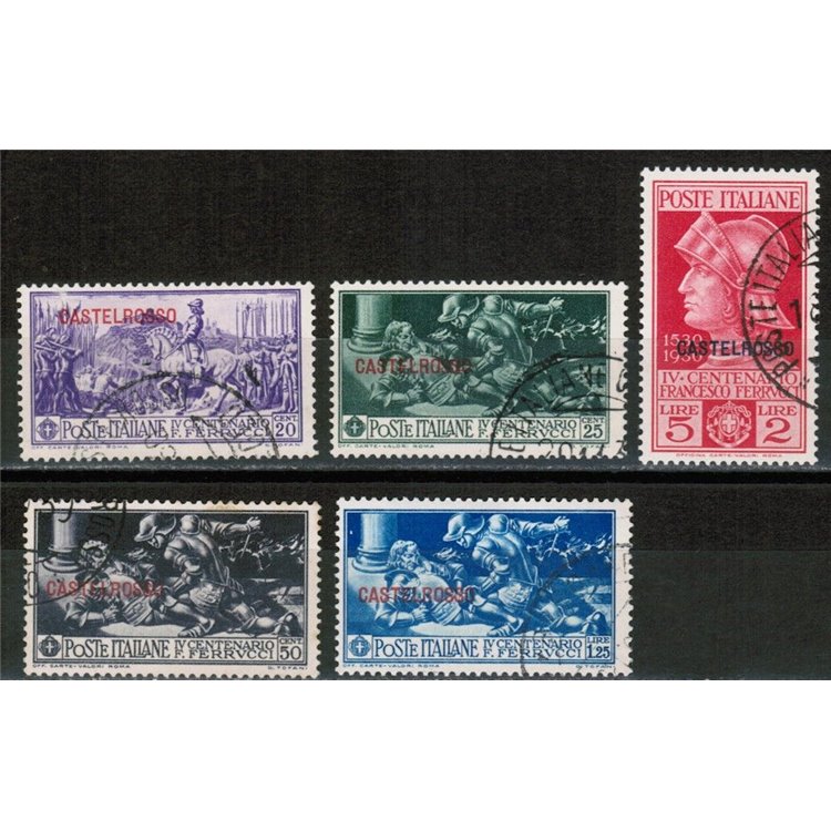 AEGEAN CASTELROSSO 1930 Francesco Ferrucci 5v us