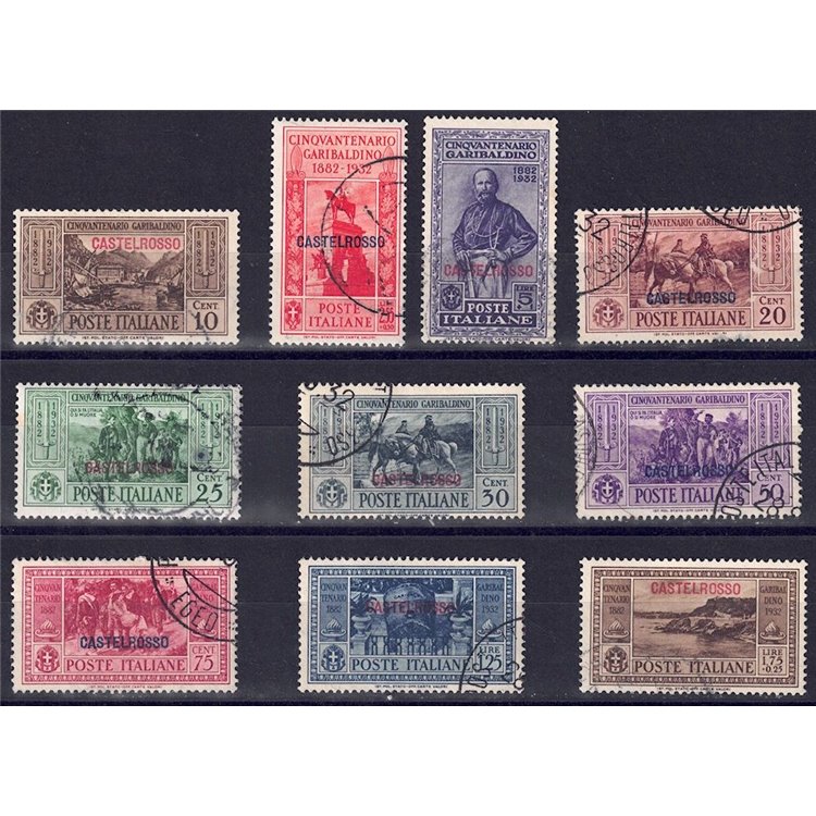 EGEO CASTELROSSO 1932 Giuseppe Garibaldi 10v us