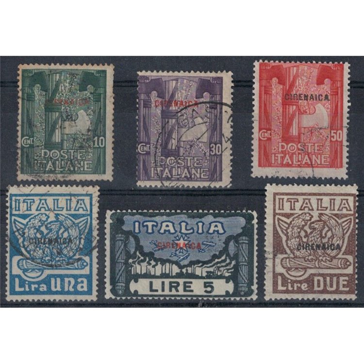 CYRENAICA 1923 March on Rome 6v us