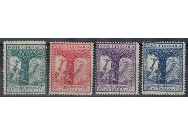 CIRENAICA 1928 Pro Società Africana d'Italia 4v us